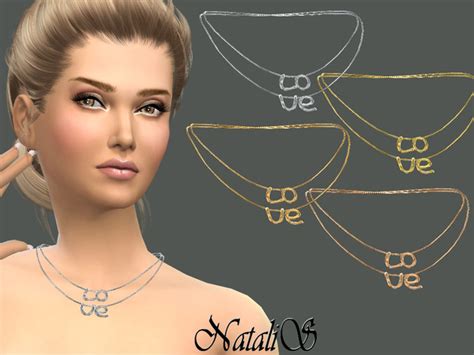 Love Necklace By Natalis At Tsr Sims 4 Updates
