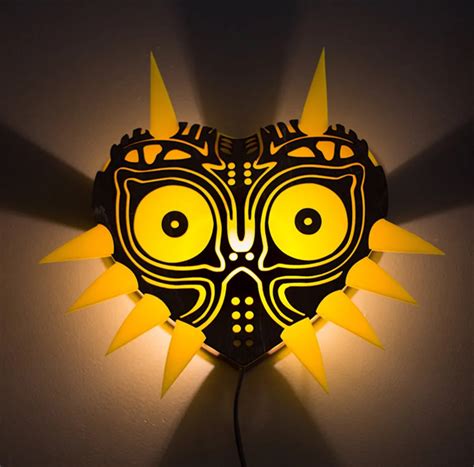 The Legend Of Zelda Majoras Mask Wall Lamp 3d Visual Illusion Led Usb