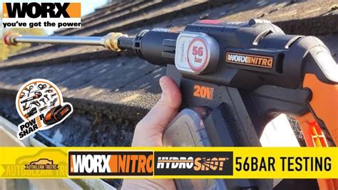 Worx Hydroshot 56bar Gutter Cleaning How Does It Fair YouTube