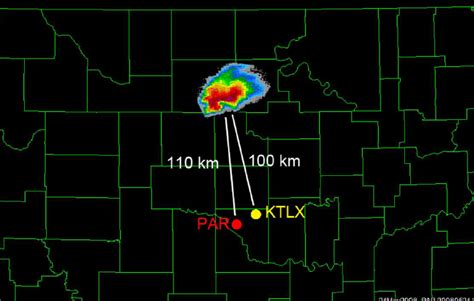 Location Of The Garfield County Supercell Thunderstorm Relative To The