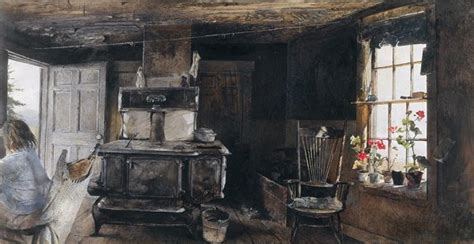 Peter Vilhelm Nielsen Drybrush Akvarell Andrew Wyeth Hoar Frost