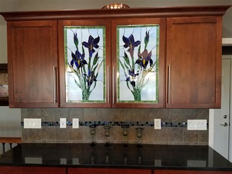 Kitchen Cabinet Door Stained Glass Inserts Wow Blog