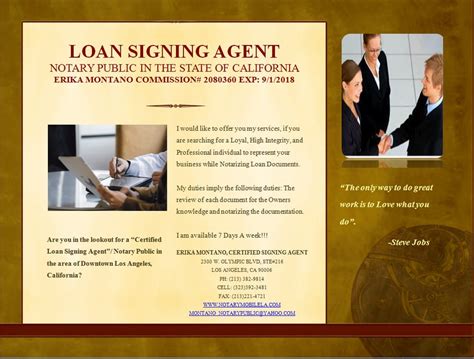 How To Become A Notary Loan Signing Agent In California Mattingly