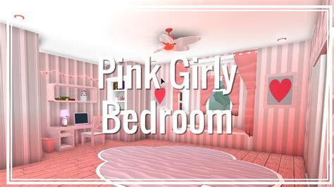 Roblox Bloxburg Pink Girly Bedroom Youtube
