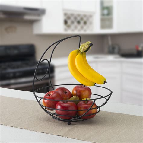 Wire Collection Fruit Bowl With Banana Tree Black Walmart Canada