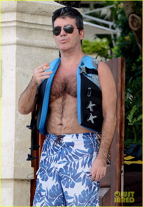 simon cowell goes shirtless while vacationing in barbados photo 3266830 shirtless simon