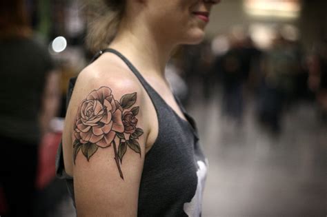 Even for roses, there are different meanings for different colored roses. Pale Pink Rose tattoo on Shoulder | Best Tattoo Ideas Gallery