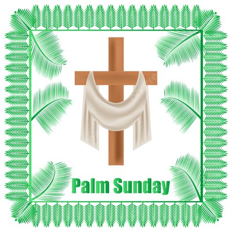 Palm Sunday Vector Hd Images Palm Sunday Creative Design Christianity