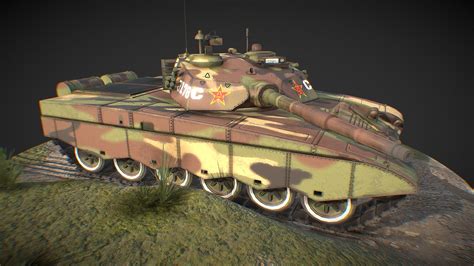 T98 Main Battle Tank Download Free 3d Model By Risama D75cdec