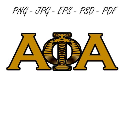 Alpha Phi Alpha Fraternity Png Bundle 1906 Silhouette Etsy