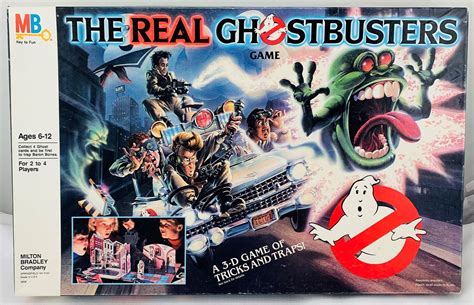 The Real Ghostbusters Game 1986 Milton Bradley Great Condition