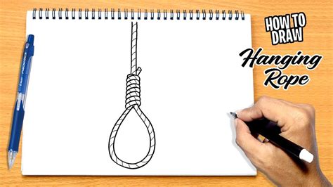 How To Draw Hanging Rope Youtube