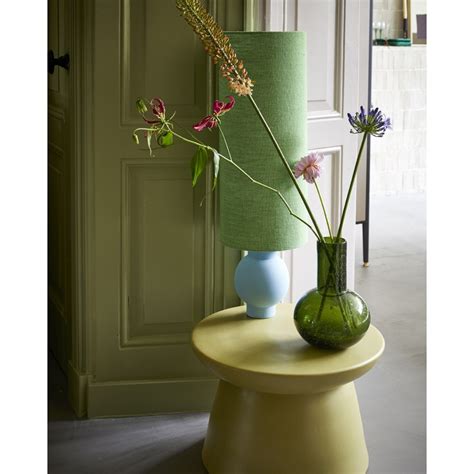 Hk Living Vase Verre Souffle Bulle Vert Fonce Kdesign
