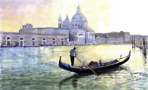 Italy Venice Morning Painting By Yuriy Shevchuk