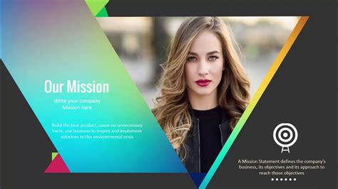 A mission reflects the organization's past and present by stating why the organization exists. How to create Vision and Mission Slide in PowerPoint - YouTube
