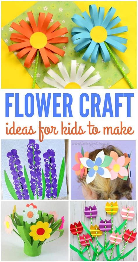 Flower Crafts For Kids To Make These Simple Flower Crafts Are Cute And
