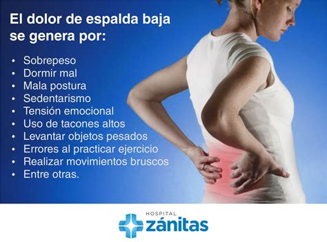 causas de dolor en la espalda baja y cómo aliviar el dolor lumbar My