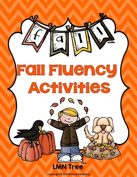 Lmn Tree Building Fluency With Fall Fluency Activities