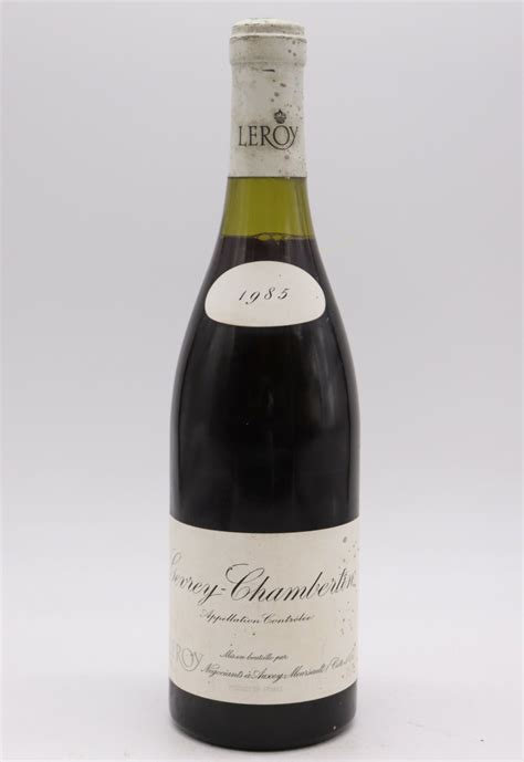 Domaine Leroy Gevrey Chambertin 1985 Vins And Millesimes