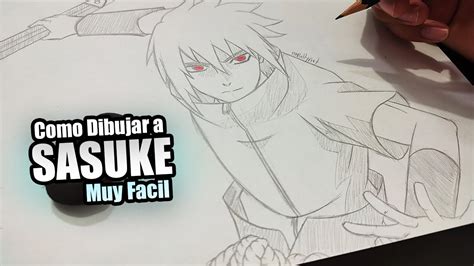 Como Dibujar A Sasuke Facil Y Rapido Paso A Paso How To Draw