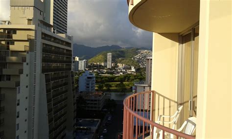 The View From Room 1202 At Aqua Waikiki Wave In Honolulu Waikiki