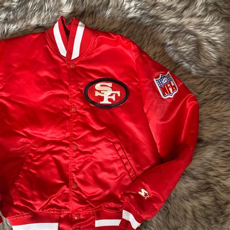 Starter Rare Red 49ers Vintage 80s San Francisco Satin Jacket Srkilla