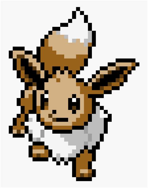 Cute Eevee Evolutions Pixel Art Grid Pixel Art Grid Gallery