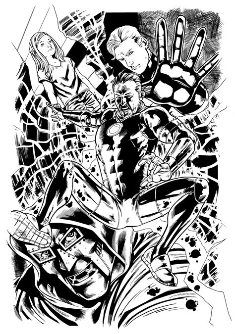 Lee Townsend Inkingcom Marvel Sample Ink Pages 2