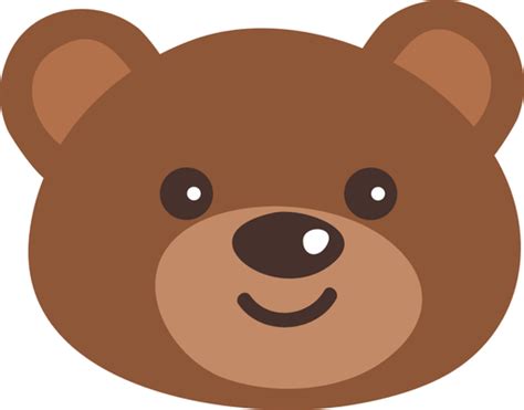 282 Baby Bear Face Svg Svg Png Eps Dxf File