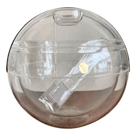 Space Age Acrylic Glass Ice Bucket Stella By Paolo Tilche For Guzzini