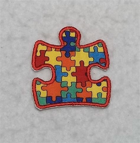Autism Awareness Puzzle Piece MADE To ORDER Choose COLOR And Etsy