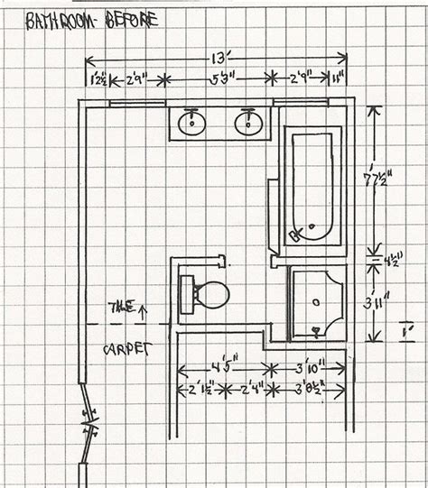 Nlt Construction Floor Plan Drawings Before Modern Bathroom