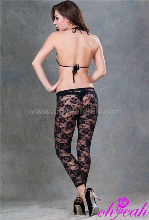 Women Sexy Sheer Lace Leggings Ohyeah