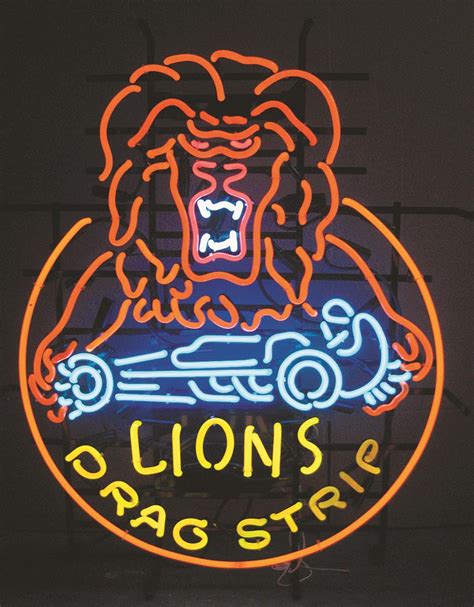 Summit Ts At 11153 Lions Drag Strip Neon Sign Summit Racing
