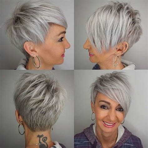 Make your fringe your statement piece by letting it stand out from the rest of your cut. Short Pixie Cuts for Older Woman - 15+