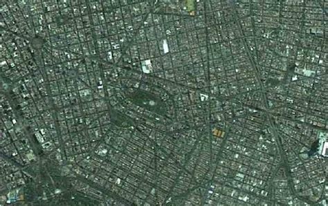 Mapa Satelital Foto Imagen Satelite Del Parque Chapultepec México Df