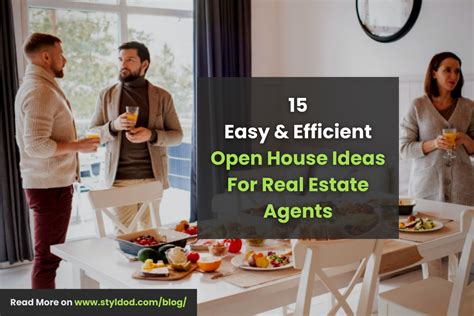 15 Open House Ideas For Real Estate Agents To Generate Leads