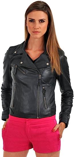 The Leather Firm Womens Leather Jacket Xxx Large Black At Amazon Women