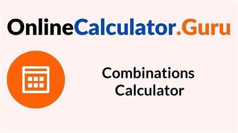 Online Combinations Calculator How To Calculate The Combination Ncr
