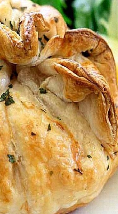 This is a great time saver for a busy holiday. Garlic Chicken Parcels - perfect for elegant entertaining | Chicken dinner party recipes ...