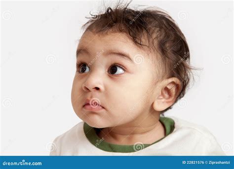 Curious Indian Kid Stock Photo Image Of Look Little 22821576