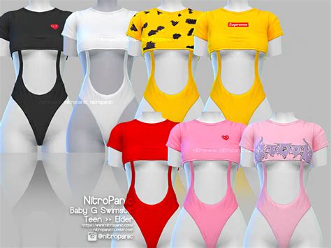 Baby G Swimsuit Mods Sims Sims 4 Body Mods Sims 4 Game Mods Sims 4