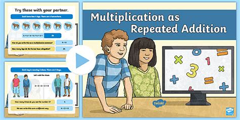 Multiplication As Repeated Addition Powerpoint Twinkl