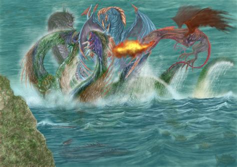 Hydra Vs Dragons By Pabloremiro On Deviantart