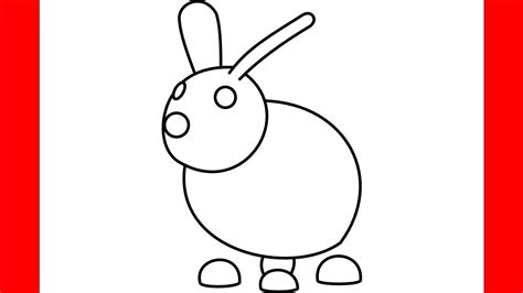 Select from 35653 printable coloring pages of cartoons, animals, nature, bible and many more. How To Draw Rabbit From Roblox Adopt Me - Step By Step ...