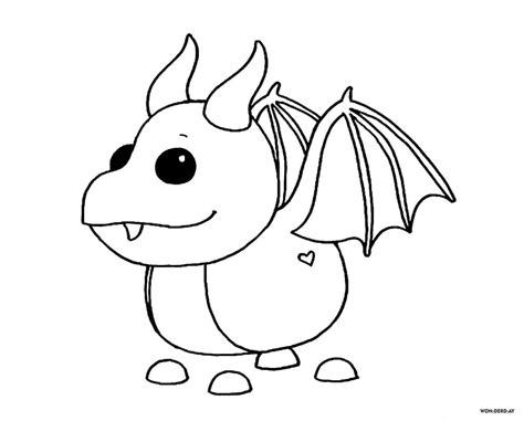 Adopt Me Pets Coloring Pages Frost Dragon Anna Blog