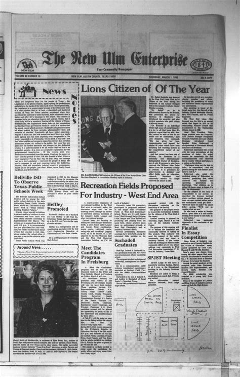 The New Ulm Enterprise (New Ulm, Tex.), Vol. 80, No. 19, Ed. 1 Thursday