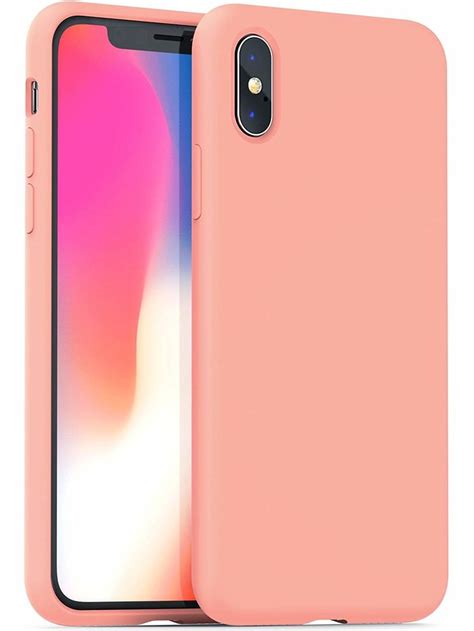 Silicone Case Iphone X Roze Phone Factory