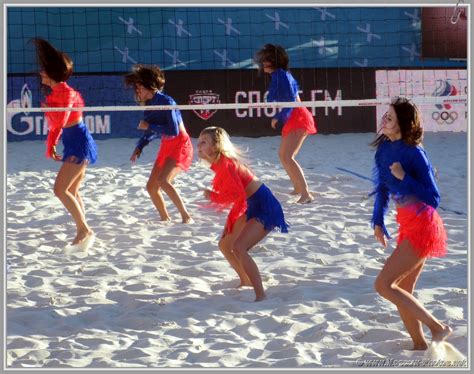 Beach Volleyball Cheerleaders Moscow Photos Pictures Of Moscow