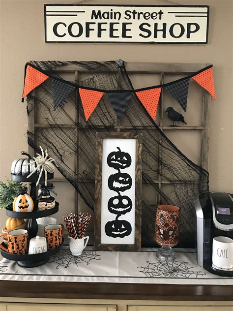 Halloween Coffee Shop Home Decoration For Halloween Key 5931861366